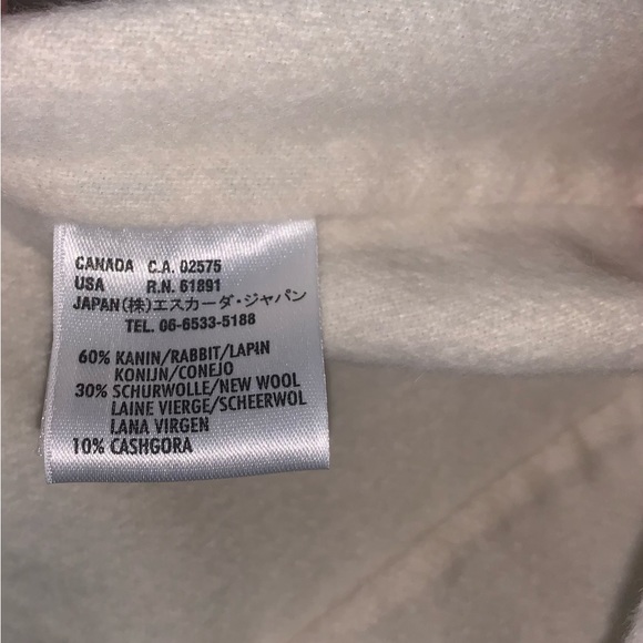 Piacenza for ESCADA Rabbit/Wool Blend Wrap Jacket Size 42 (large) - Picture 9 of 12